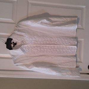 Crinkle and ruffle blouse